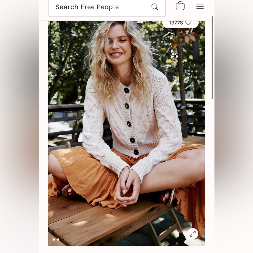 Free People Bonfire Cardigan